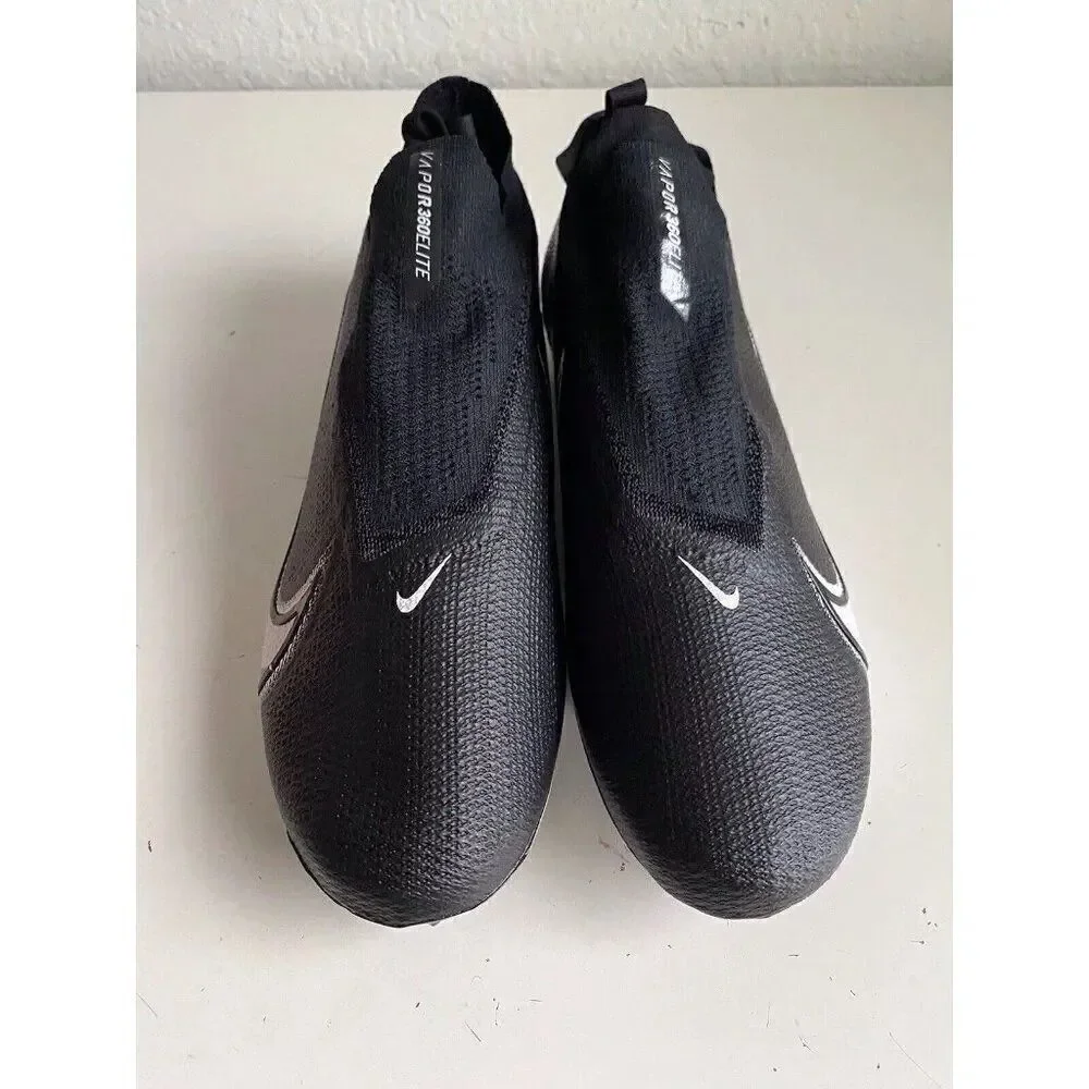 Nike Vapor Edge Elite 360 Flyknit Football Cleats Black CV6282-009 Men’s Sz 14.5